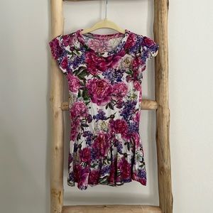 Posh Peanut Floral Onesie sz 12-18 month